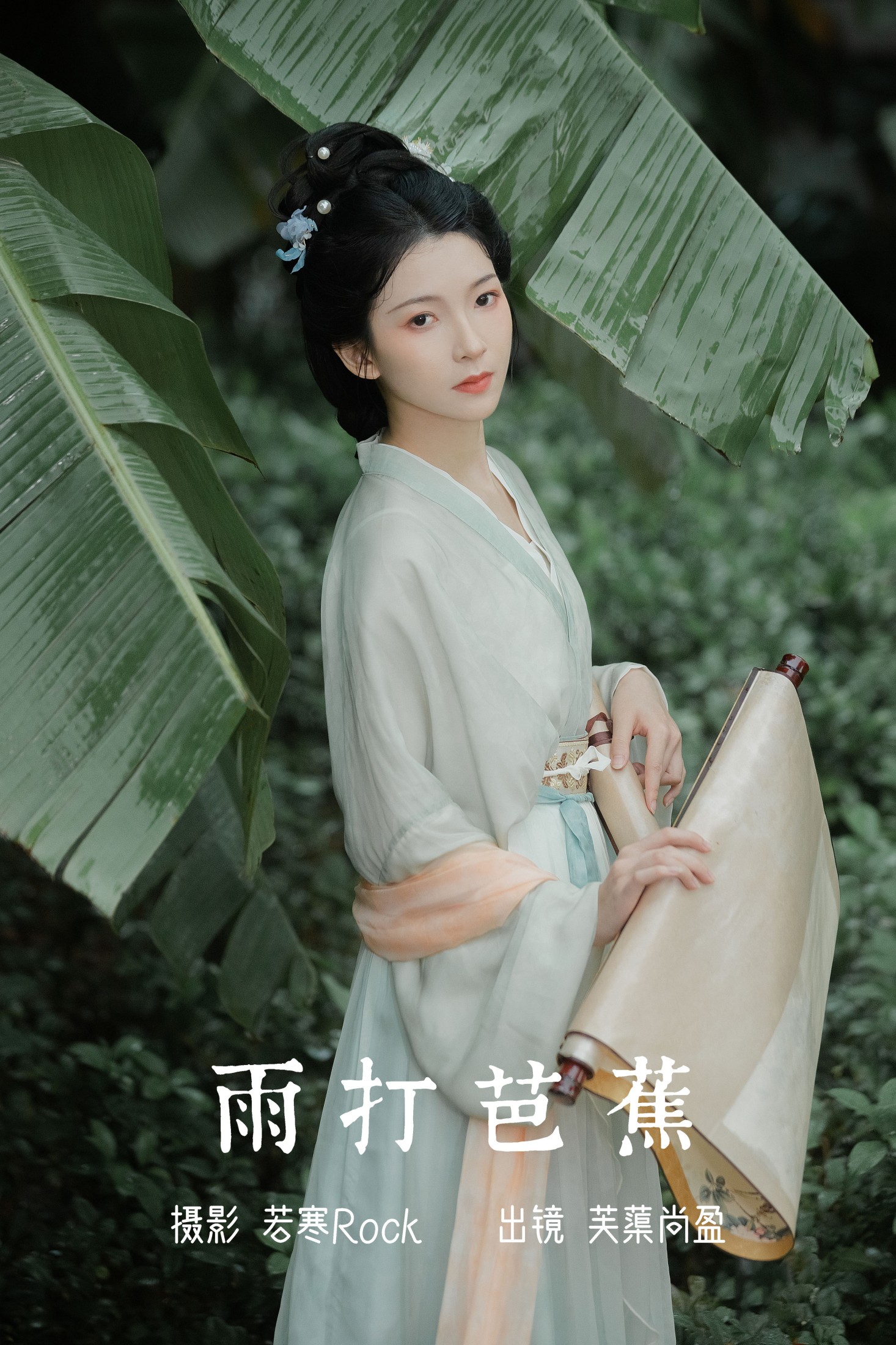 ID5937雨打芭蕉 - 妍画集-妍画集