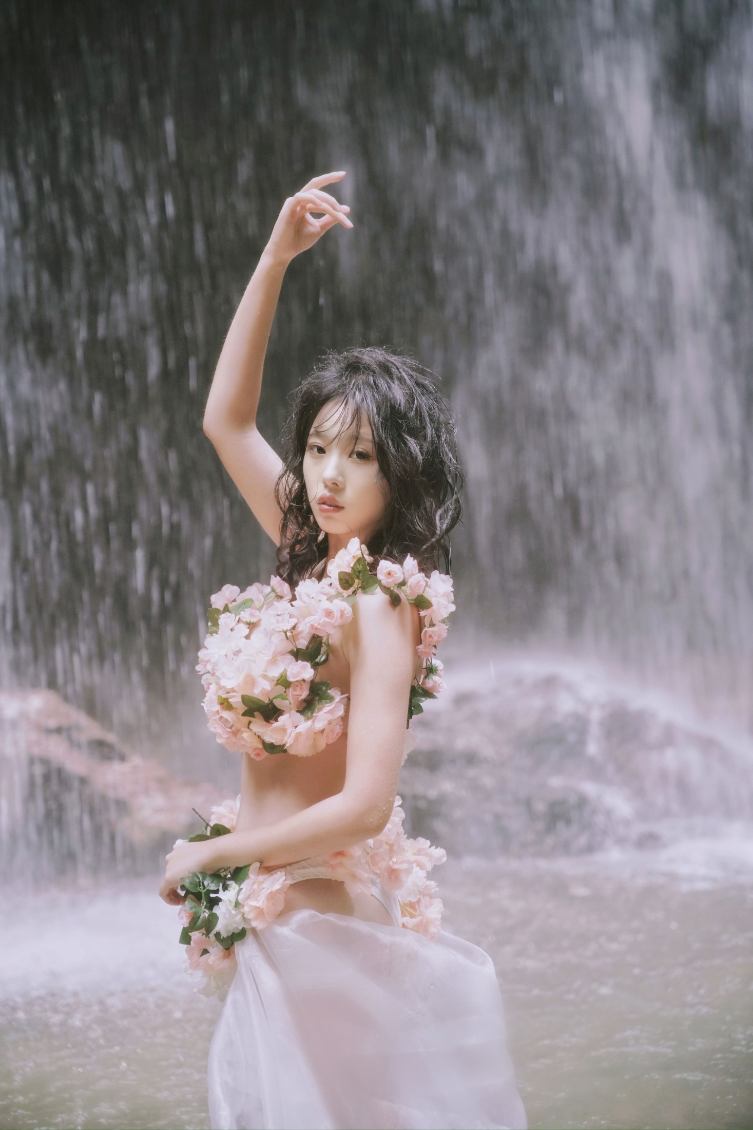 摇一瑶 – 《桃花源飞瀑仙女》[22P] 插图5