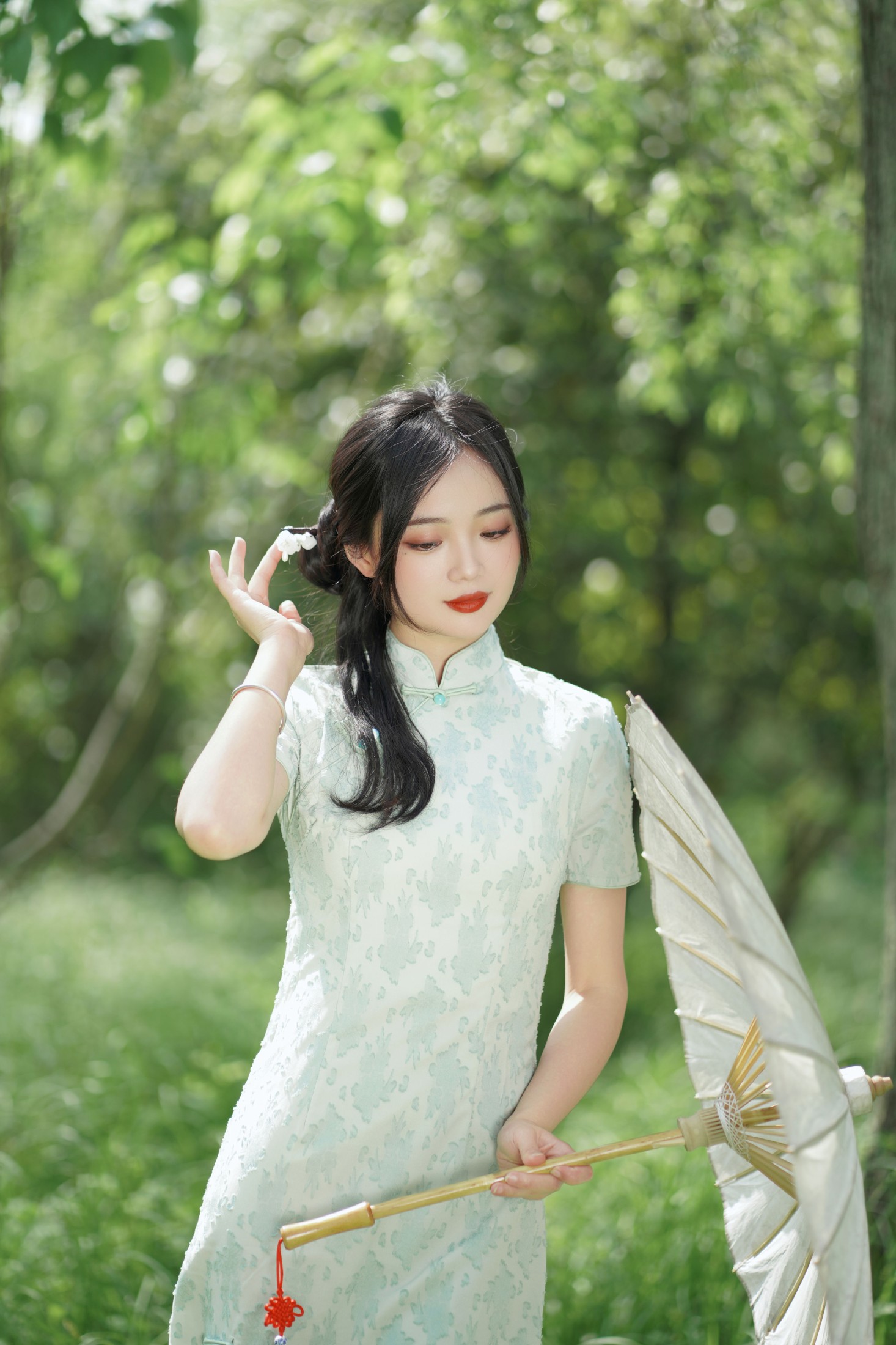 小欧O – 《盛夏中的一抹天青色》[23P] 插图4