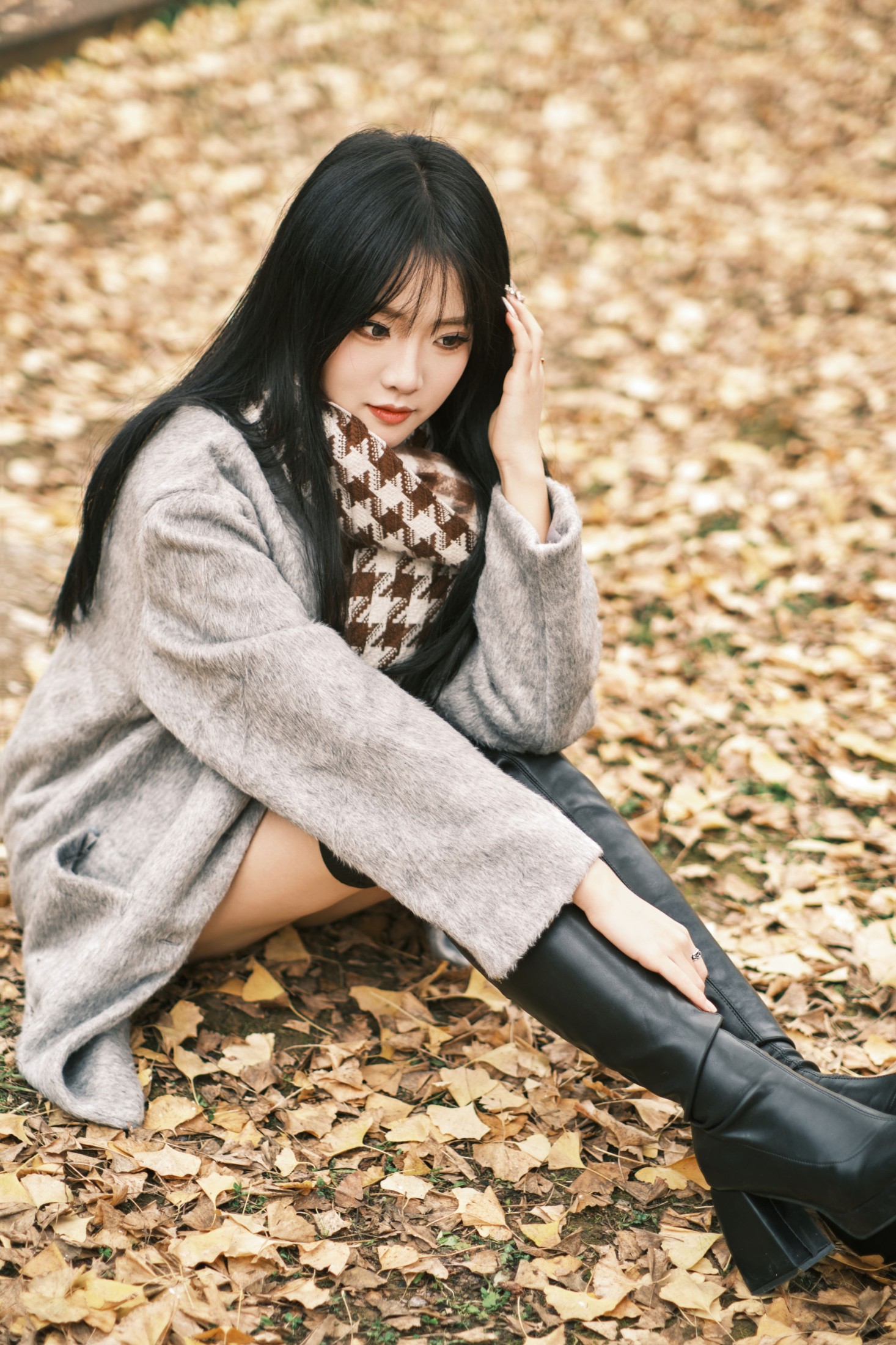 小猫 – 《银杏人像》[25P] 插图3