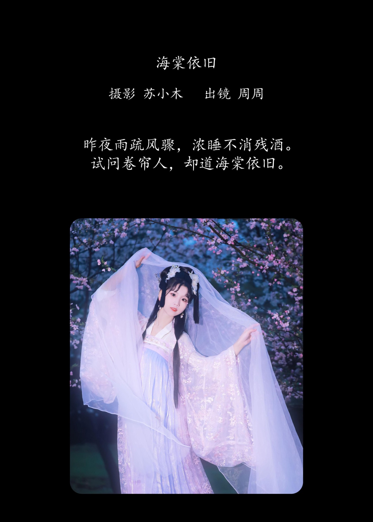 周周Ay – 《海棠依旧》[26P] 插图2