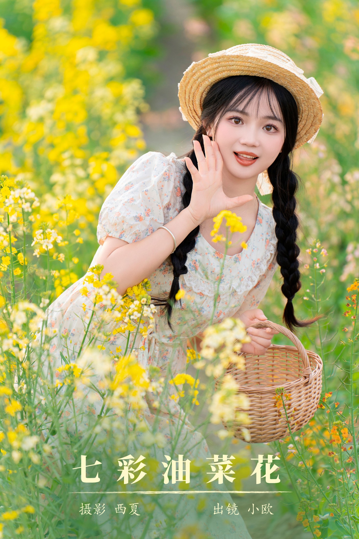 ID7843七彩油菜花 - 妍画集-妍画集